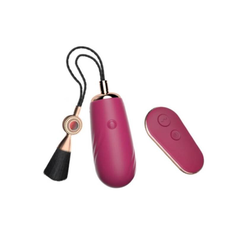 Vibrador Huevo Potente con calefacción y control remoto LiLo - Fucsia