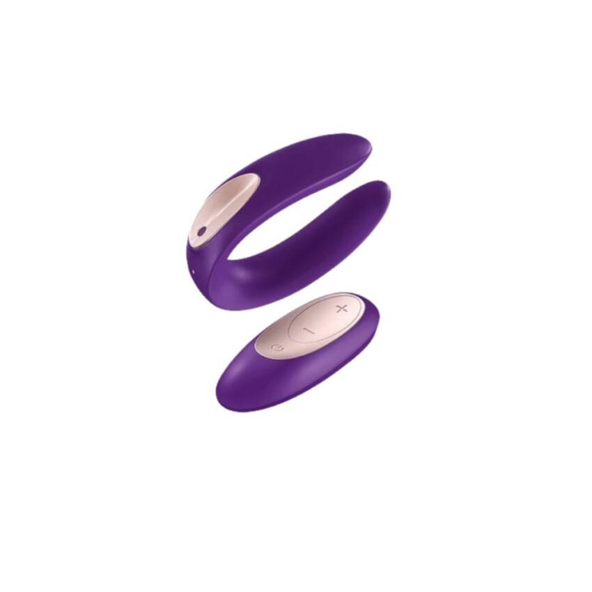 Vibrador Estimulador A Control Remoto Satisfyer Partner Plus - Morado