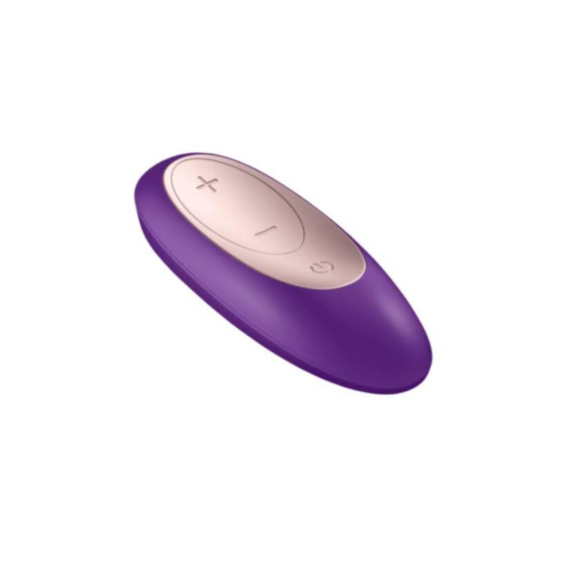 Vibrador Estimulador A Control Remoto Satisfyer Partner Plus - Morado - Imagen 5