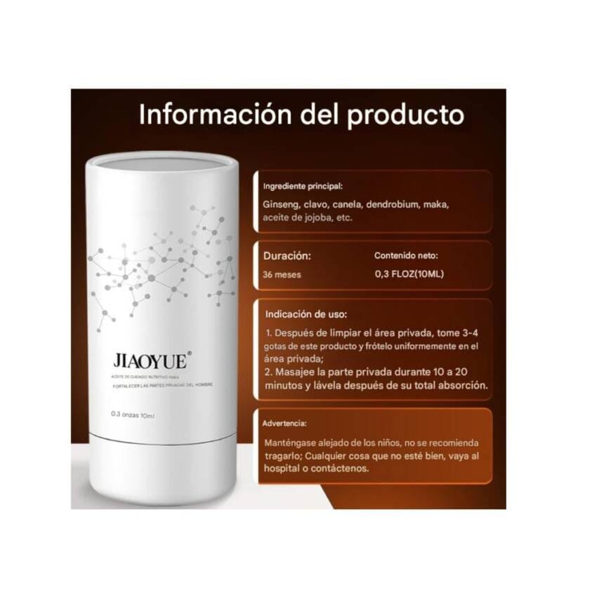 Aceite Lubricante Agrandador y potenciador Pene Hombre 10ml - Imagen 4