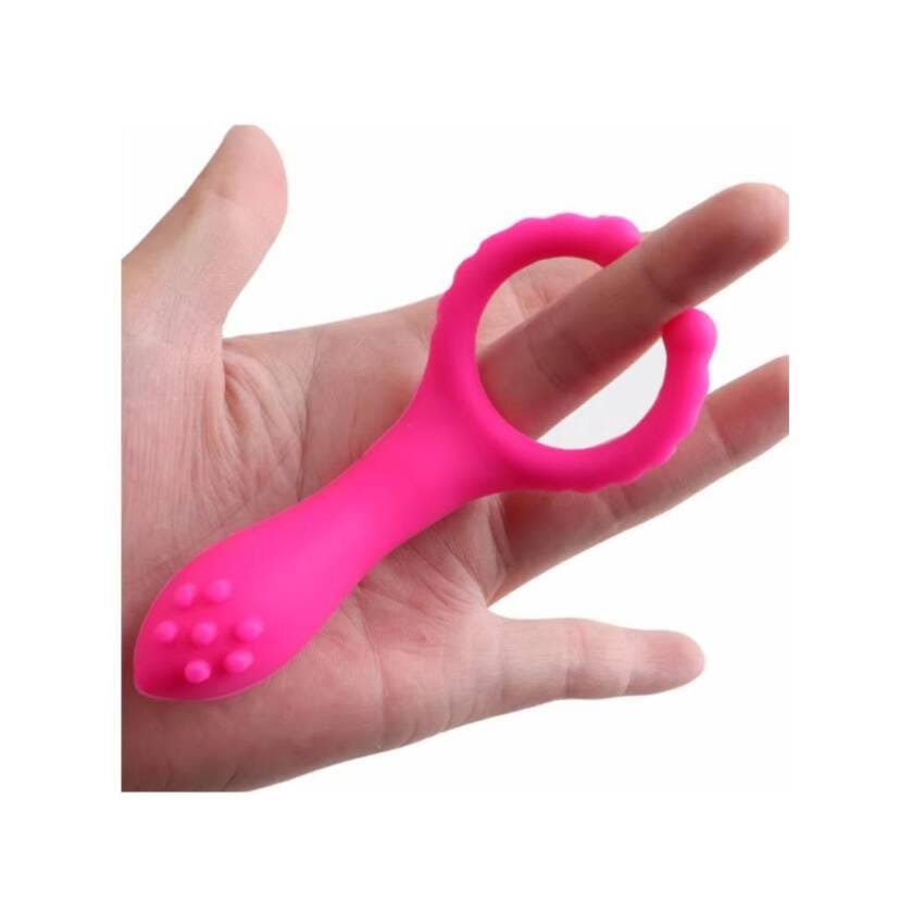 Anillo Vibrador Estimulador Pene clítoris Parejas Silicona - Imagen 2