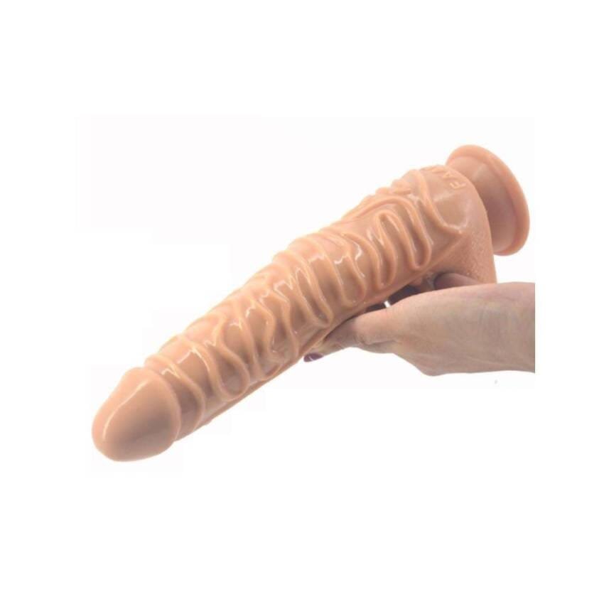 Dildo Consolador Escalera Exótico con Ventosa 27cm - Piel - Imagen 2