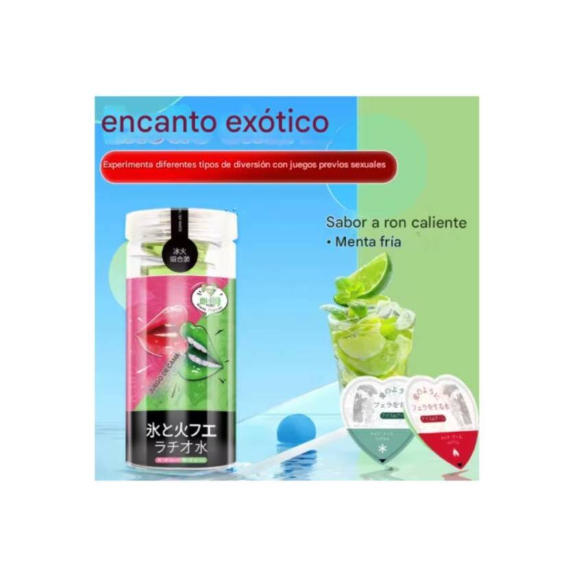 Agua Lubricante para sexo oral Rico Mojito Intimo Pareja - Imagen 3