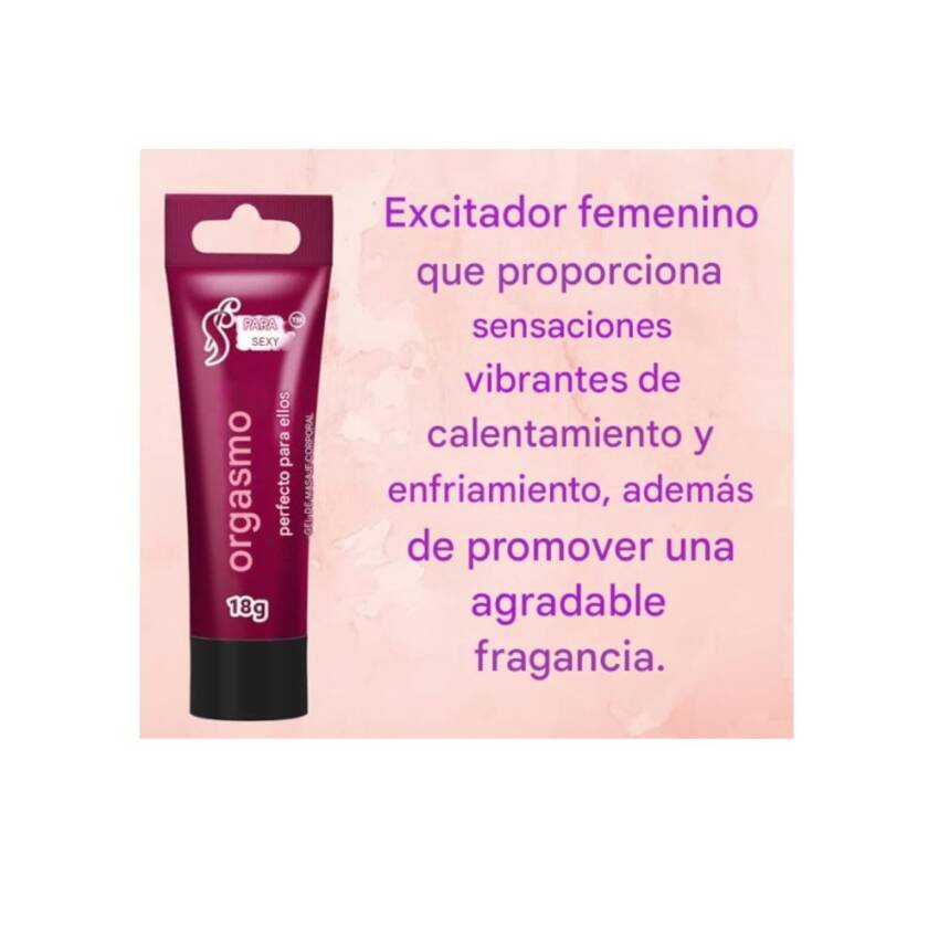 Gel Estimulante Excitante Orgasm-G Femenino 18g  For Sexy - Imagen 5