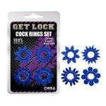 Kit de anillos para pene GetLock CHISA CN-330358236