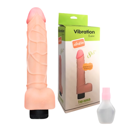 Vibrador realista Beto No.469 de relieves marcados