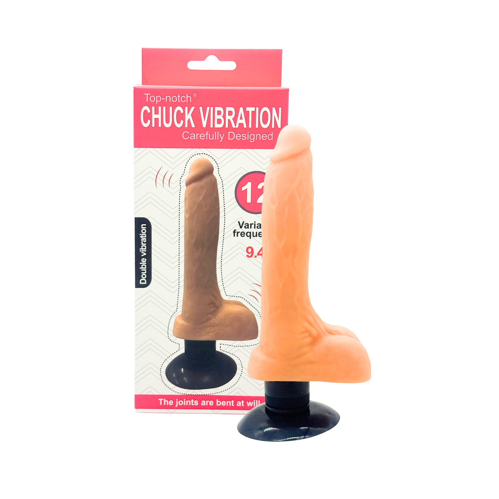 Nueva-bala-vibradora-con-boton-62.png Dildo vibrador 23cm Turco No.582 - Imagen 1