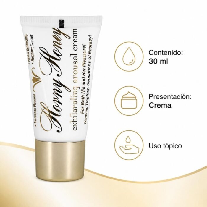 Crema Excitante para Él y Ella Horny Honey 30ml - Imagen 2