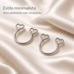Piercing Falso A Presión Con Corazones Sin Perforar - Imagen 9