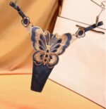 Colaless Bordado Mariposa, Cinta Ajustable Lenceria Exotica - Imagen 2