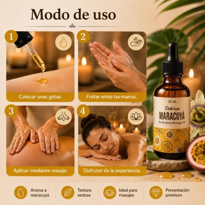 Aceites de masajes eroticos para parejas Delirium 30ml - Imagen 6
