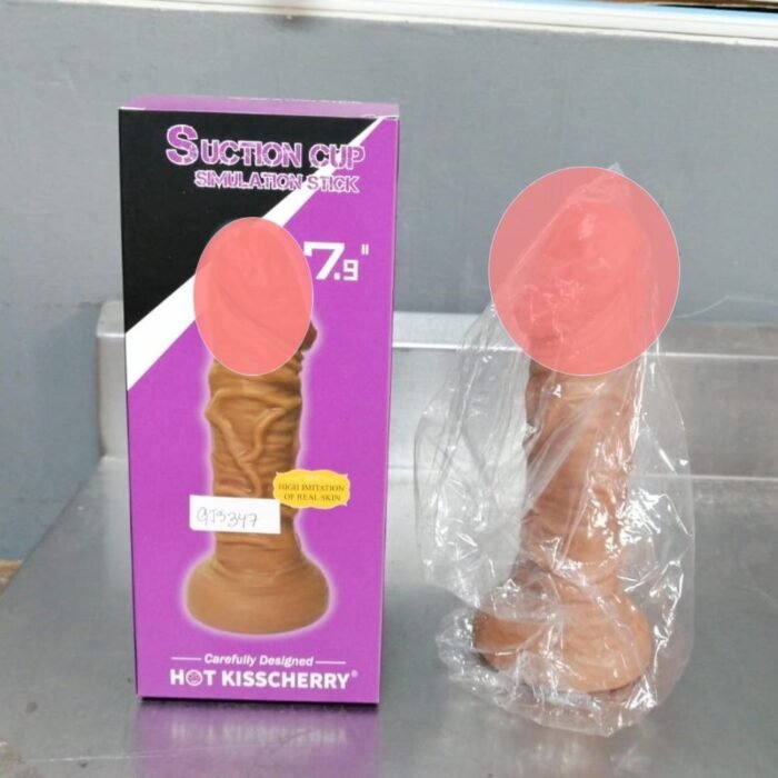 Accesorio Íntimo Texturizado Con Base De Sujeción 19 Cm - Imagen 2