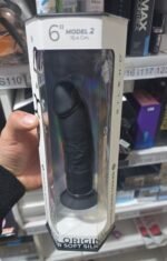 Dildo Consolador Realista Negro Silicona Termoactiva 6 15cm - Imagen 3