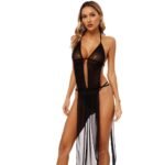 Camison Lenceria Erotica Transparentede Malla Pecho Desnudo - Imagen 5