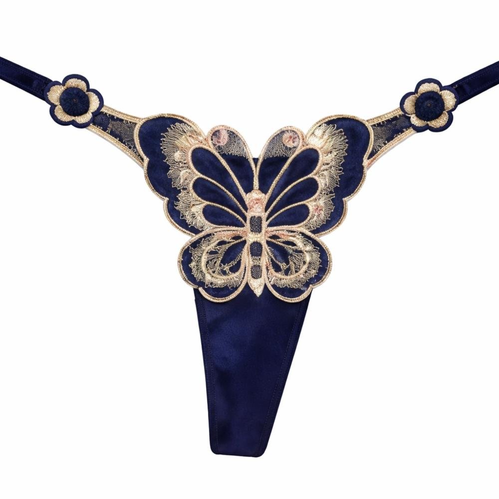 anymarket-2f0370a2-e88e-4832-b95f-fcbcd3b71b20.jpg Colaless Bordado Mariposa, Cinta Ajustable Lenceria Exotica - Imagen 1