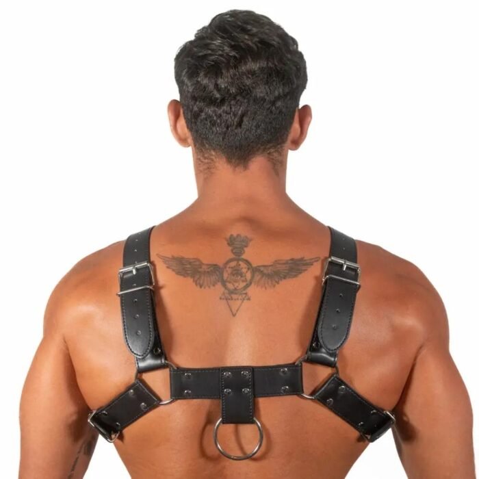 Corse Fetish Bondage Cuero Negro Hombre Lenceria Erotica - Imagen 2