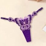 Colaless Bordado Mariposa, Cinta Ajustable Lenceria Exotica - Imagen 27