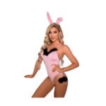 Disfraz Sexy Conejita Erotica Mujer Con Cintillo Orejas - Imagen 2
