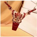 Colaless Bordado Mariposa, Cinta Ajustable Lenceria Exotica - Imagen 14