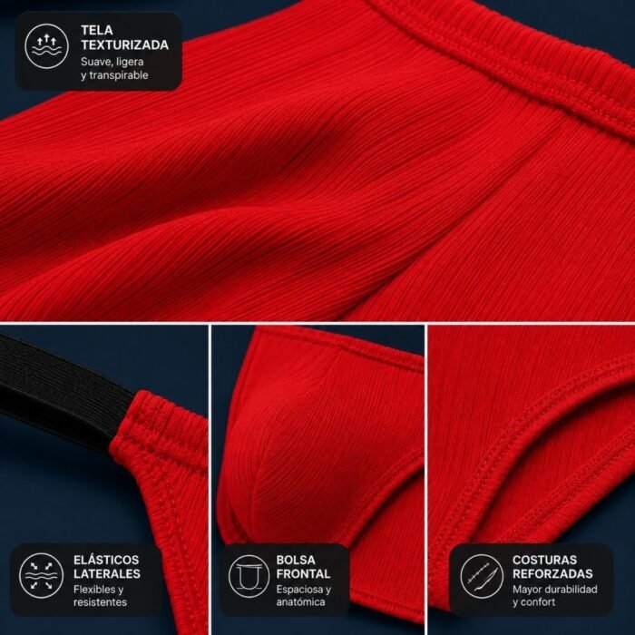 Ropa Interior Sexy Hombre,cintura Baja, Erótica Elásticos! - Imagen 22