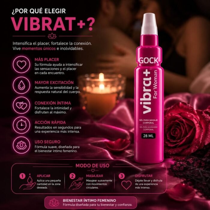 Excitante Femenino – Vibra+ MUJER Muchas Sensaciones28ML - Imagen 6
