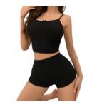 Conjunto De Pijama Lencería Encaje Camisola Con Pantalones - Imagen 3