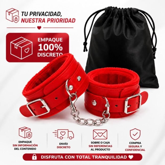 Juego De Esposas Con Piel Felpa Parejas Juguete Original - Imagen 15