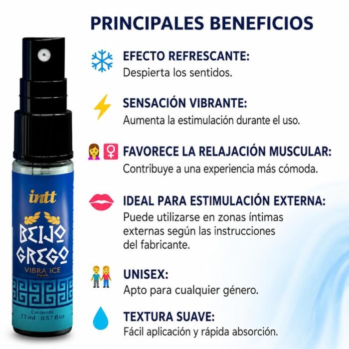 Gel Spray Estimulante Íntimo Anal Efecto Ice Vibra Sensual - Imagen 4