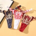 Colaless Bordado Mariposa, Cinta Ajustable Lenceria Exotica - Imagen 12