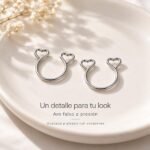 Piercing Falso A Presión Con Corazones Sin Perforar - Imagen 7
