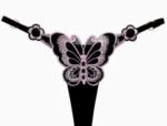 Colaless Bordado Mariposa, Cinta Ajustable Lenceria Exotica - Imagen 24