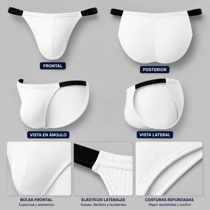 Ropa Interior Sexy Hombre,cintura Baja, Erótica Elásticos! - Imagen 14