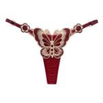 Colaless Bordado Mariposa, Cinta Ajustable Lenceria Exotica - Imagen 5