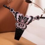 Colaless Bordado Mariposa, Cinta Ajustable Lenceria Exotica - Imagen 23