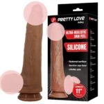Dildo Realista Pretty Love Adley  Silicona 28 Cm Con Ventosa - Imagen 3