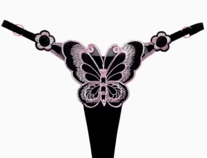Colaless Bordado Mariposa, Cinta Ajustable Lenceria Exotica - Imagen 24
