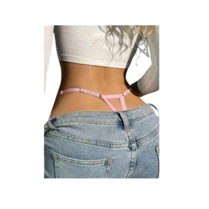 Colale Calzon Encaje Tiro Alto Cinta Ajustable Detalle Lazo - Imagen 4