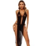 Camison Lenceria Erotica Transparentede Malla Pecho Desnudo - Imagen 7