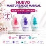 Huevo Masturbador Manual Pretty Love Texturizado - Imagen 9