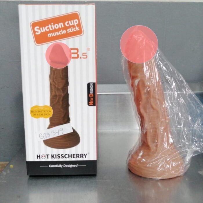 Accesorio Íntimo Texturizado Base De Succión 20 Cm - Imagen 2