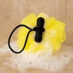 Esponja de baño vibratoria amarilla - Imagen 3