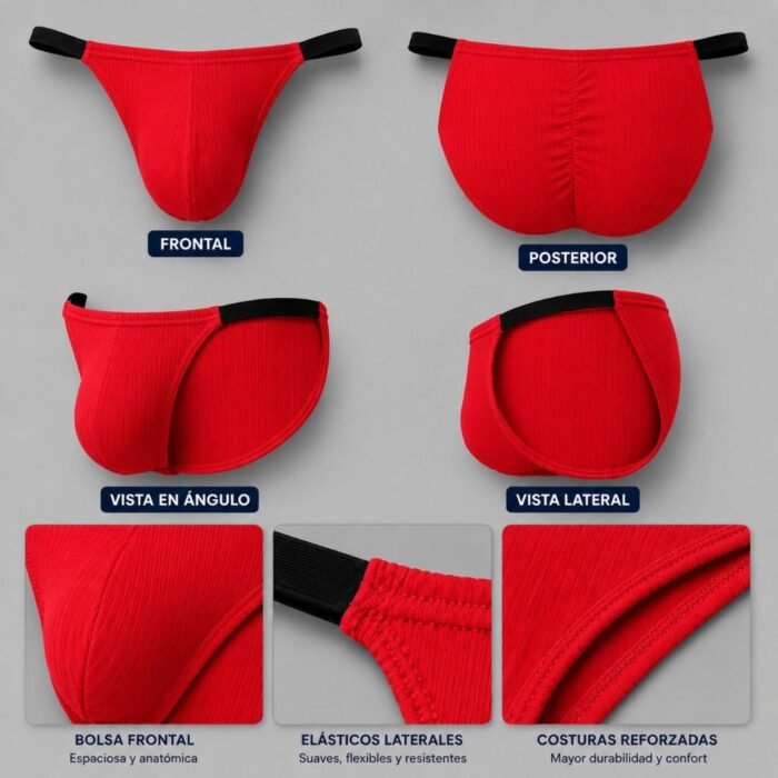 Ropa Interior Sexy Hombre,cintura Baja, Erótica Elásticos! - Imagen 21