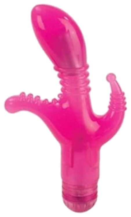 Vibrador Triple Flexi Tease rosa de Punto Íntimo