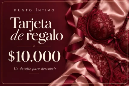 Tarjeta de regalo digital Punto Íntimo de 10.000 pesos chilenos