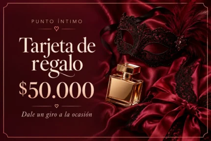 Tarjeta de regalo digital Punto Íntimo de 50.000 pesos chilenos
