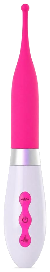 Masajeador extra sensitivo recargable USB rosa y blanco