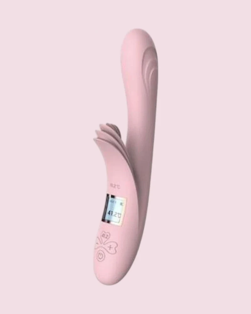 Vibrador Premium Calefacción USB - Doble Estimulación y 10 Modos Vibrador Premium Calefacción USB - Doble Estimulación y 10 Modos