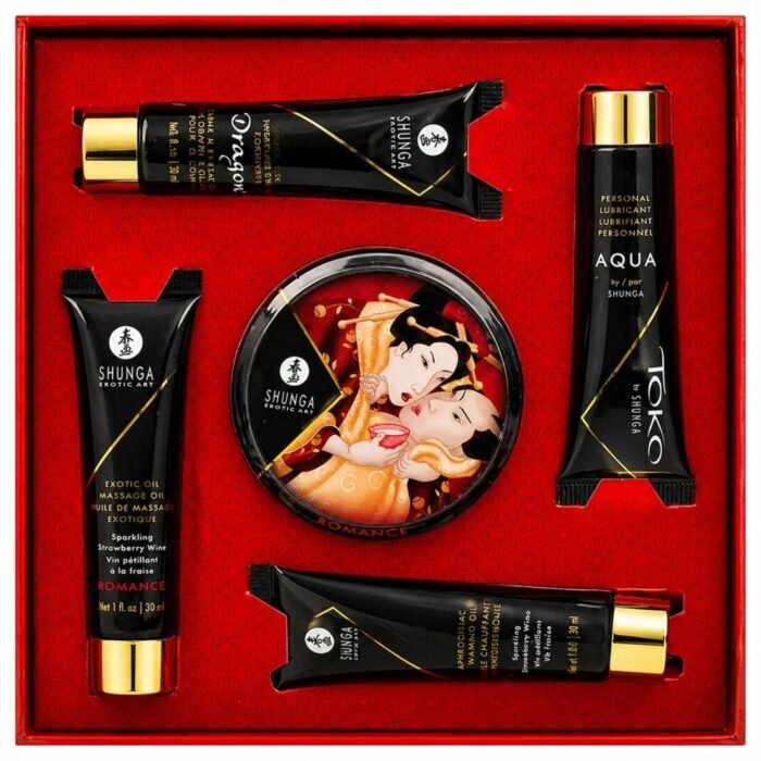 Kit Secretos de la Geisha Frutilla - Experiencia Sensual Elegante - Imagen 2
