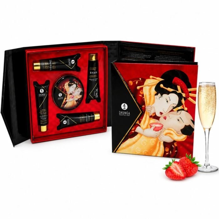 Kit Secretos de la Geisha Frutilla - Experiencia Sensual Elegante - Imagen 4