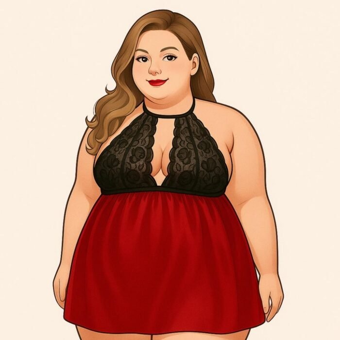 Lenceria Babydoll Encaje Tallas Grandes - Elegancia Sexy y Comodidad - Imagen 5